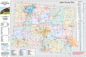 Logan County Front side Map